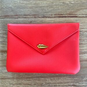 Ipsy Coral Kiss Cosmetics Bag